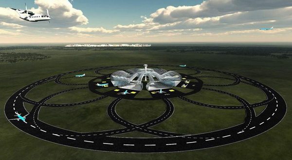 ¿Es esta gigantesca rotonda el aeropuerto del futuro en Europa?
